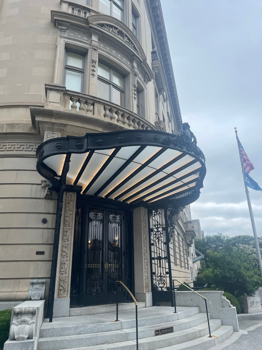 Entrance of the American Enterprise Institute in Washington DC