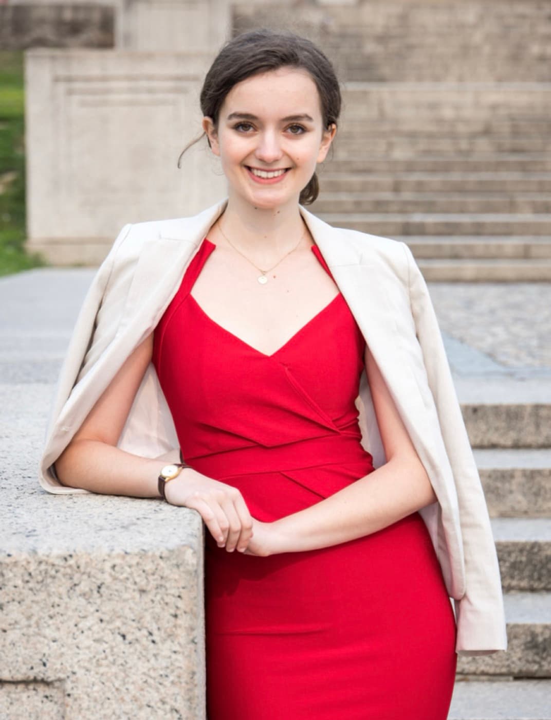 Portrait of Annamaria in Washington DC